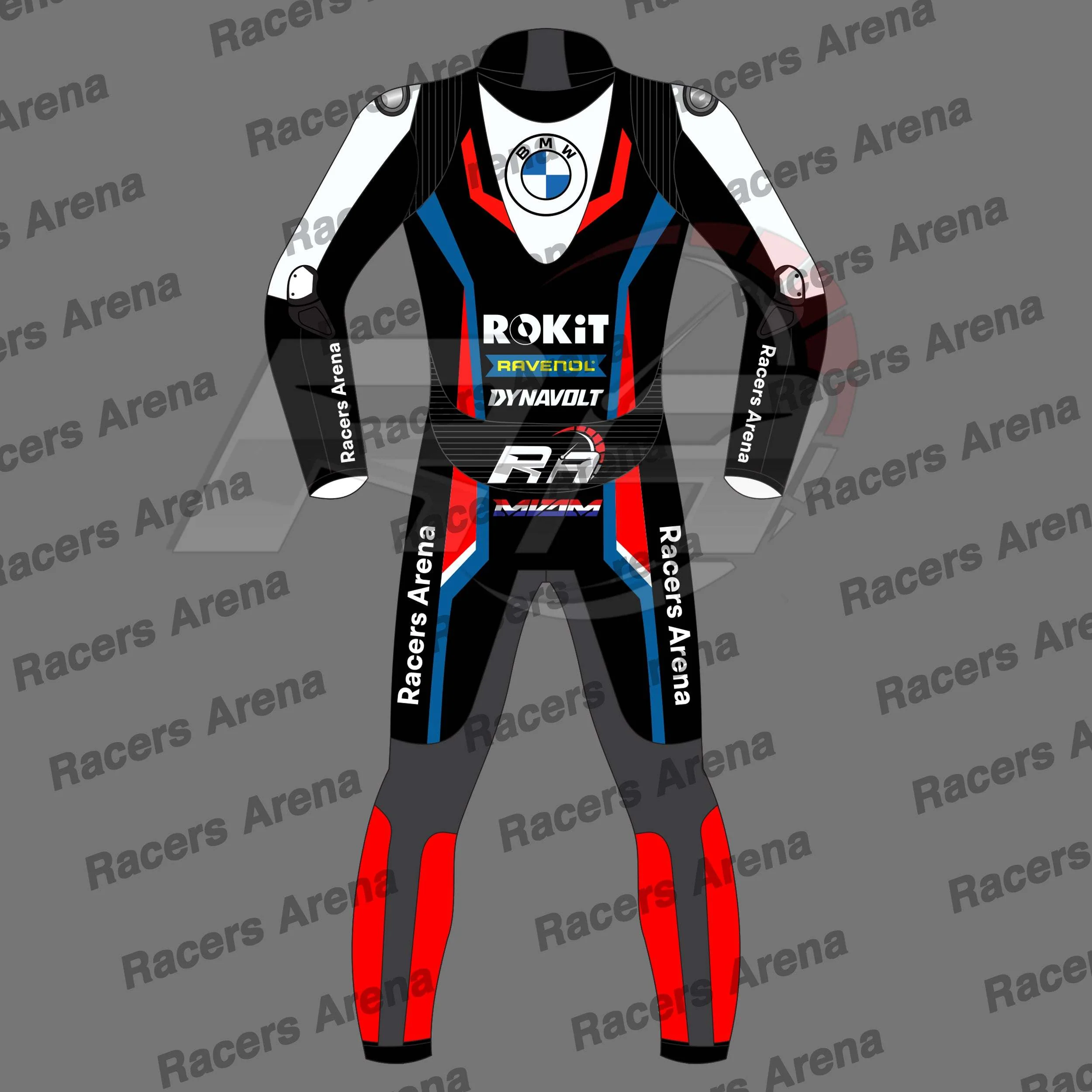 Michael van der Mark BMW SBK 2023 Combinaison de moto en cuir – Image 3