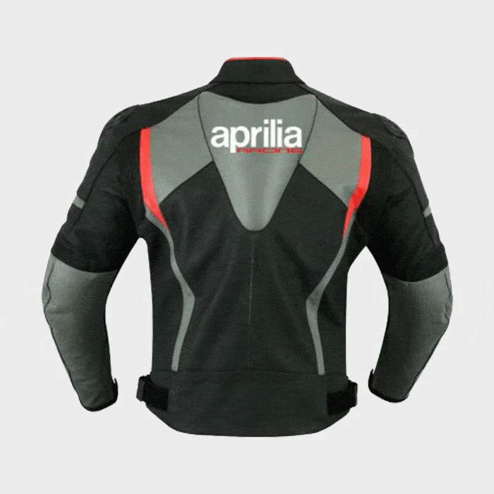 Veste en cuir pour moto Aprilia – Image 3
