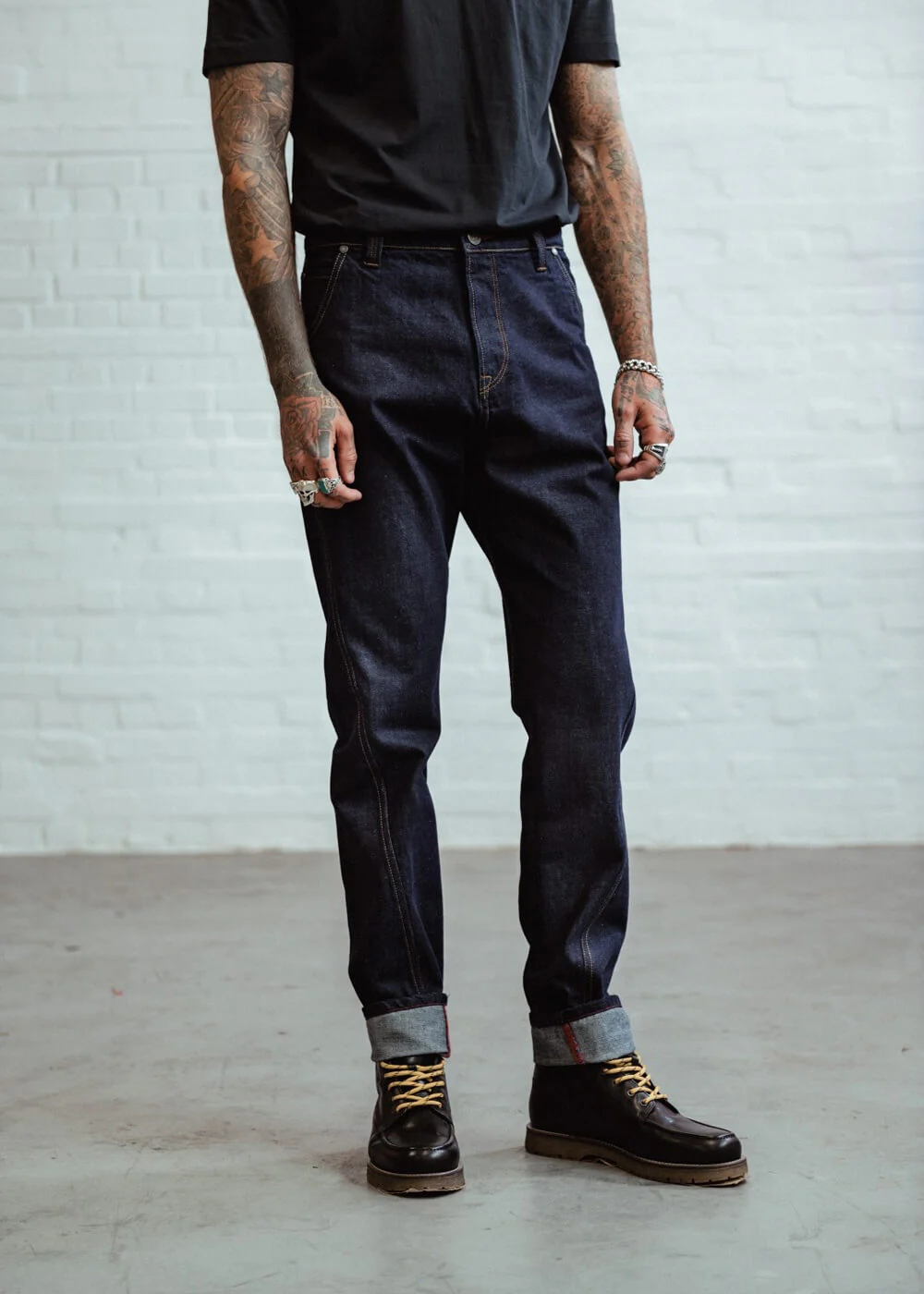 Chet Rock Jeans Garçon Garage Navy