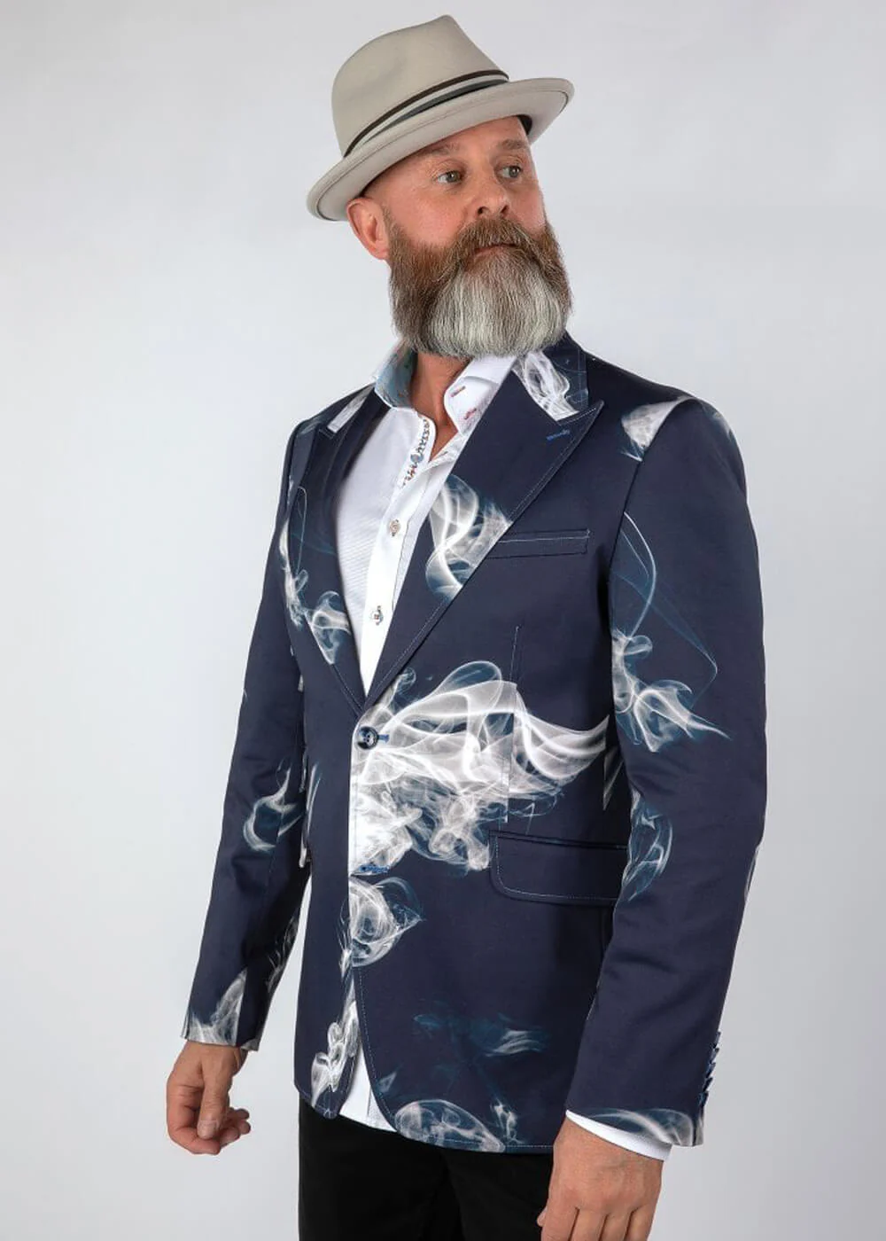 Claudio Lugli Veste Pour Hommes Smoke Navy – Image 2
