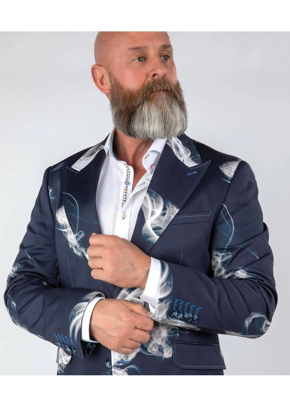Claudio Lugli Veste Pour Hommes Smoke Navy – Image 4
