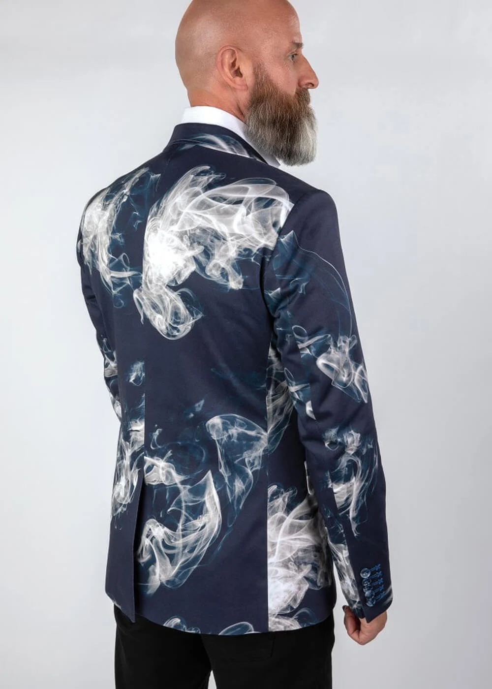 Claudio Lugli Veste Pour Hommes Smoke Navy – Image 3