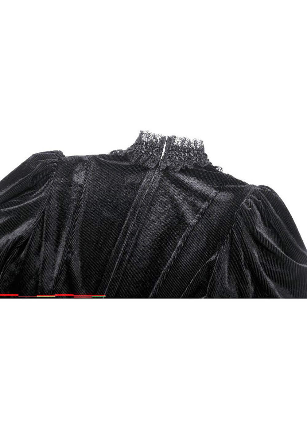Robe en Velours Dark in Love Héritière Noire – Image 6