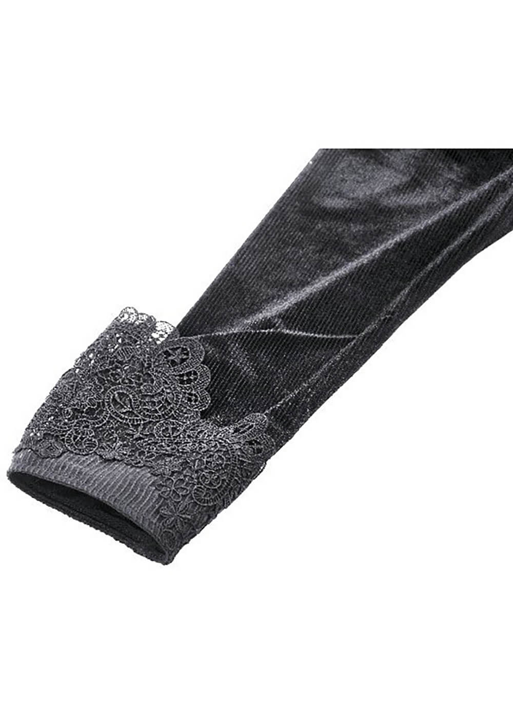 Robe en Velours Dark in Love Héritière Noire – Image 8