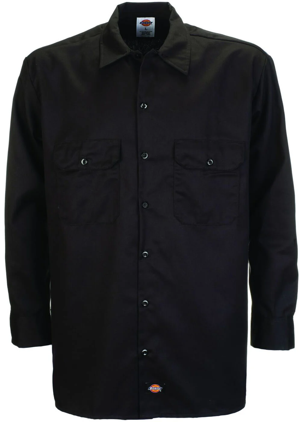 Dickies Chemise de Travail à Longues Manches pour Homme Noir – Image 2