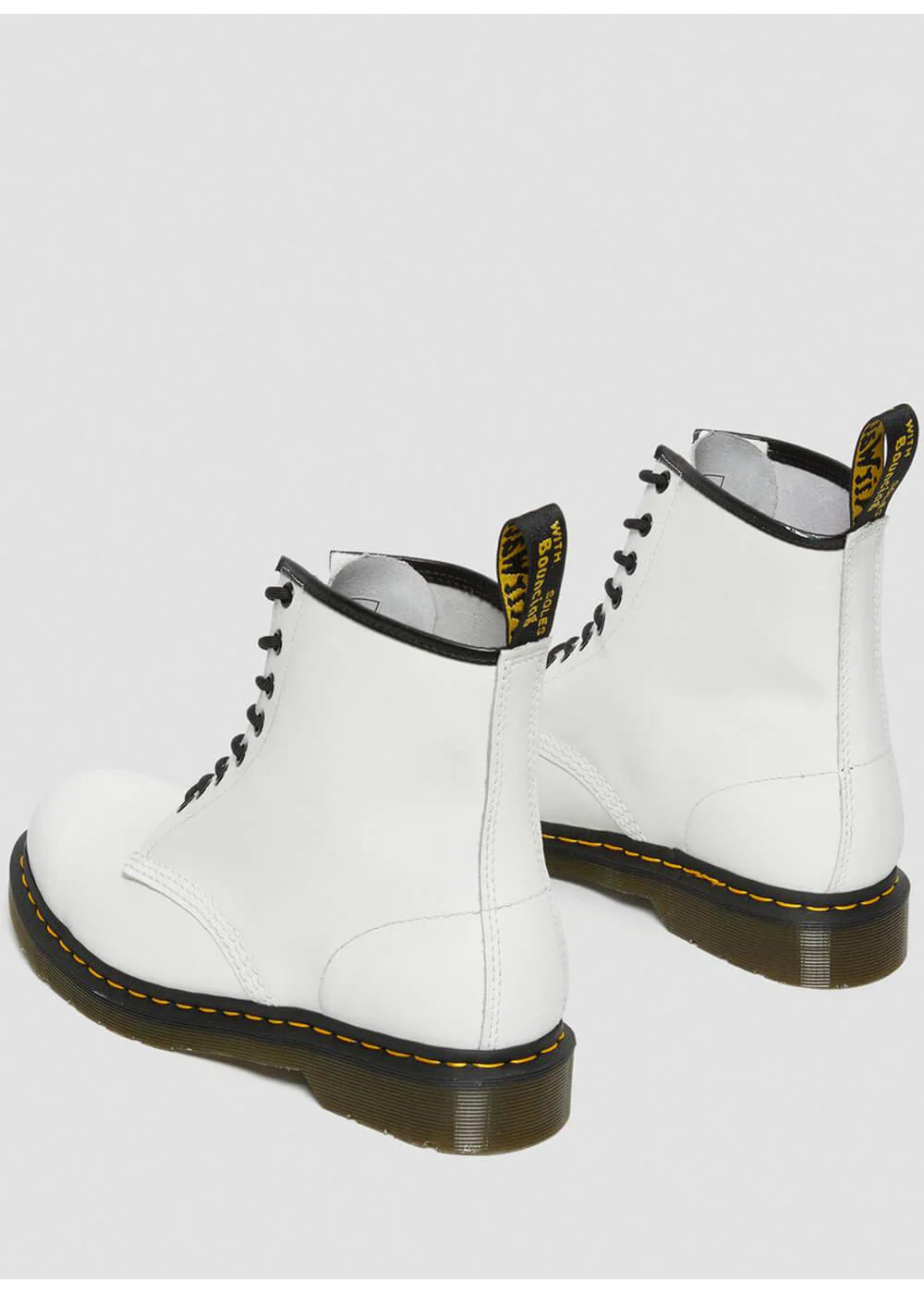 Dr. Martens 1460 Smooth Leren Veterlaarzen Wit – Image 7