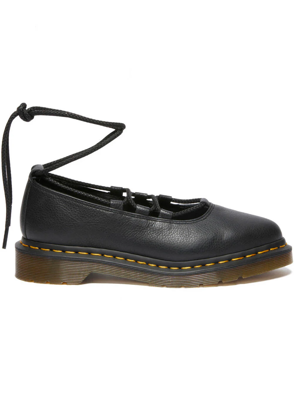 Dr. Martens Elphie II Ballerines en Cuir Virginia Noires – Image 7