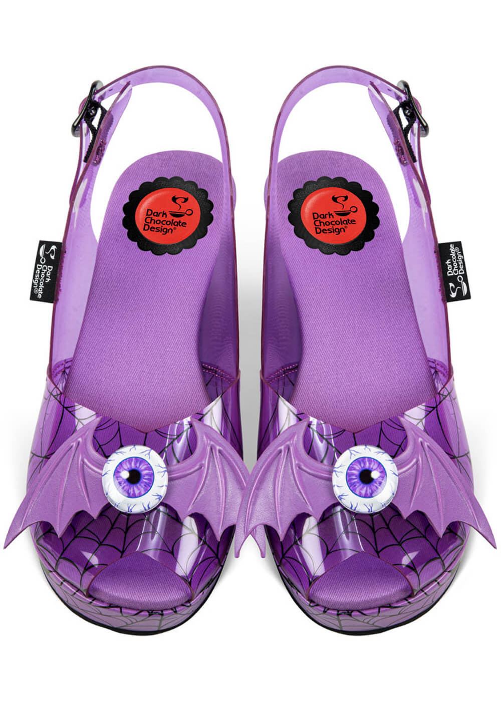 Hot Chocolate Design Sandales Gloomy Gaze Violettes – Image 7