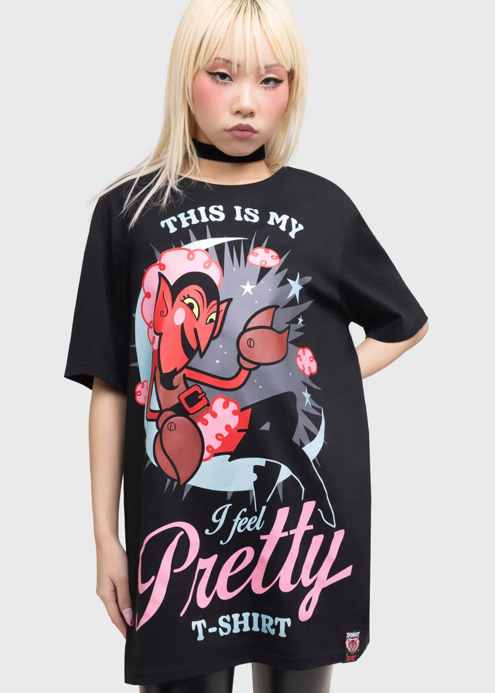 Killstar x Powerpuff Girls T-Shirt Je Me Sens Belle Noir