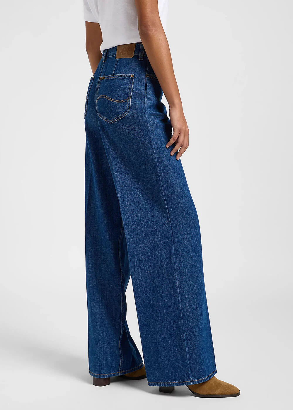 Lee Stella Jeans Wide Leg Femme — Dark Eton Bleu – Image 5