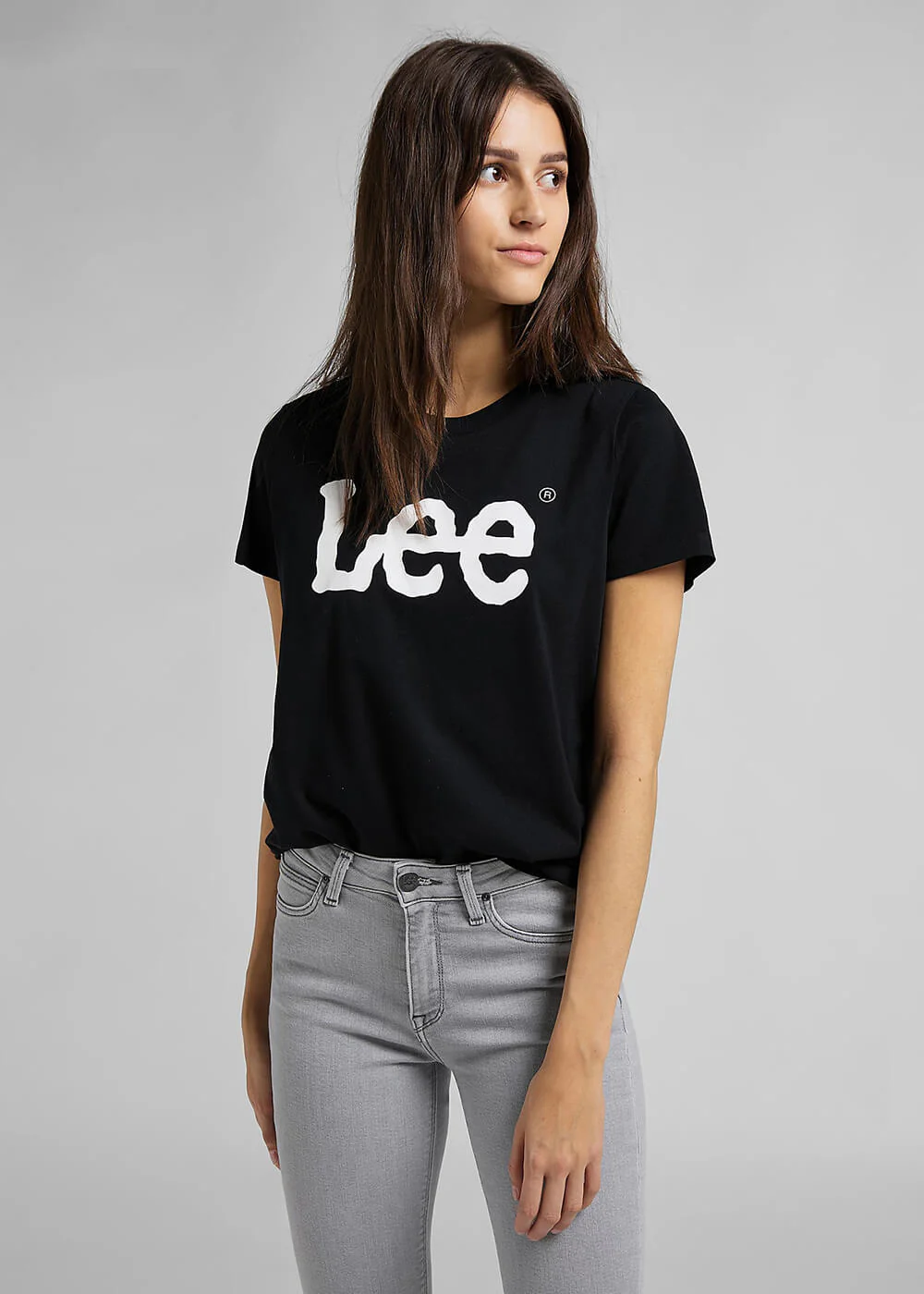 T-shirt femme Logo Lee - Noir