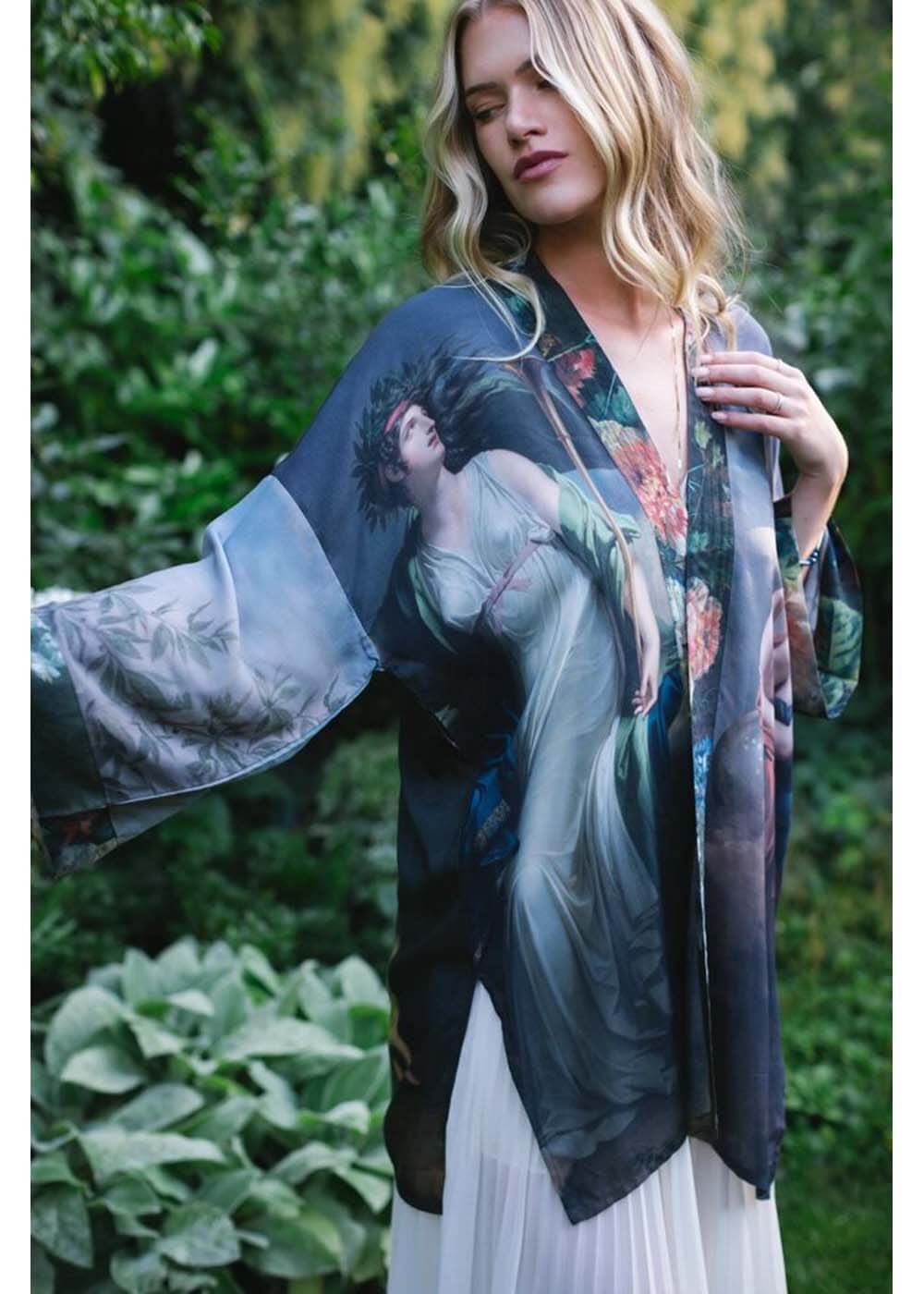 Market of Stars Kimono Midi Reverie Artisan Meynier – Image 3