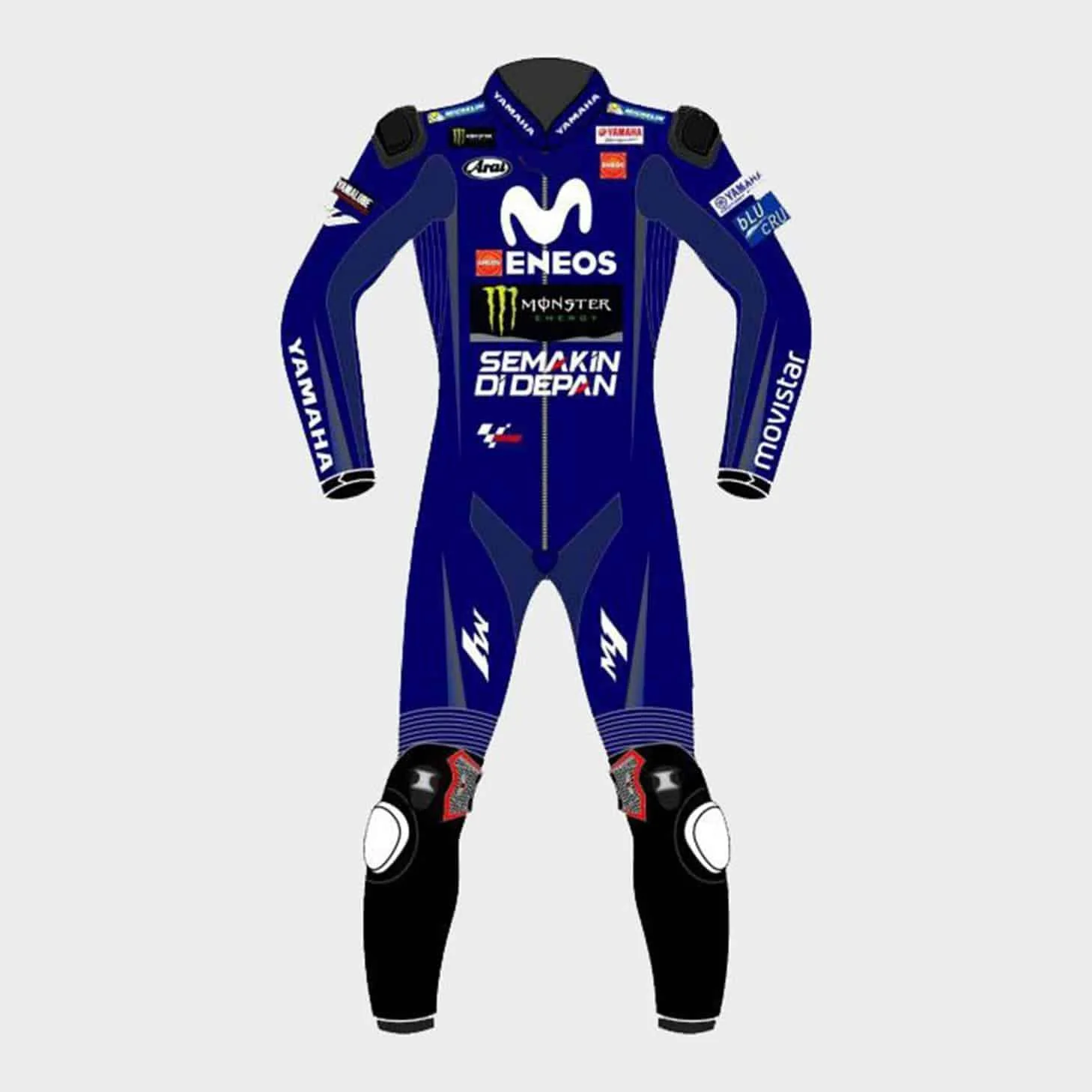 Combinaison Maverick Vinales Movistar Yamaha Motogp 2018 – Image 3