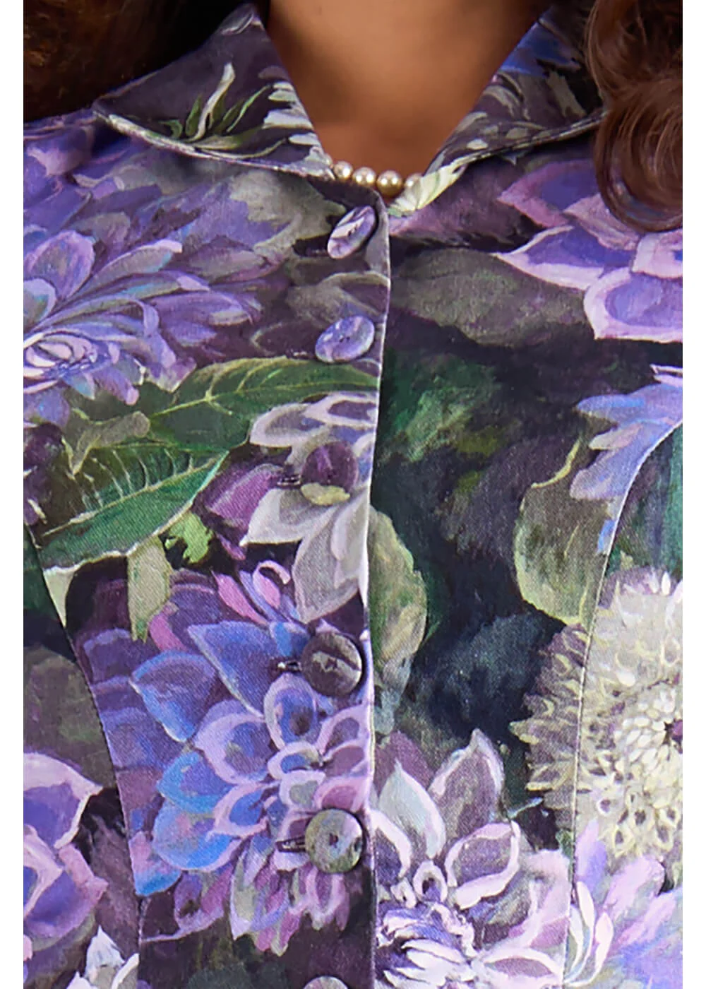 Blazer Miss Candyfloss Laly Hortensia des années 50 en violet – Image 5