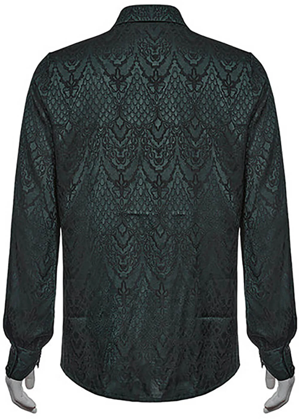 Punk Rave Dorian Shirt Groen – Image 3