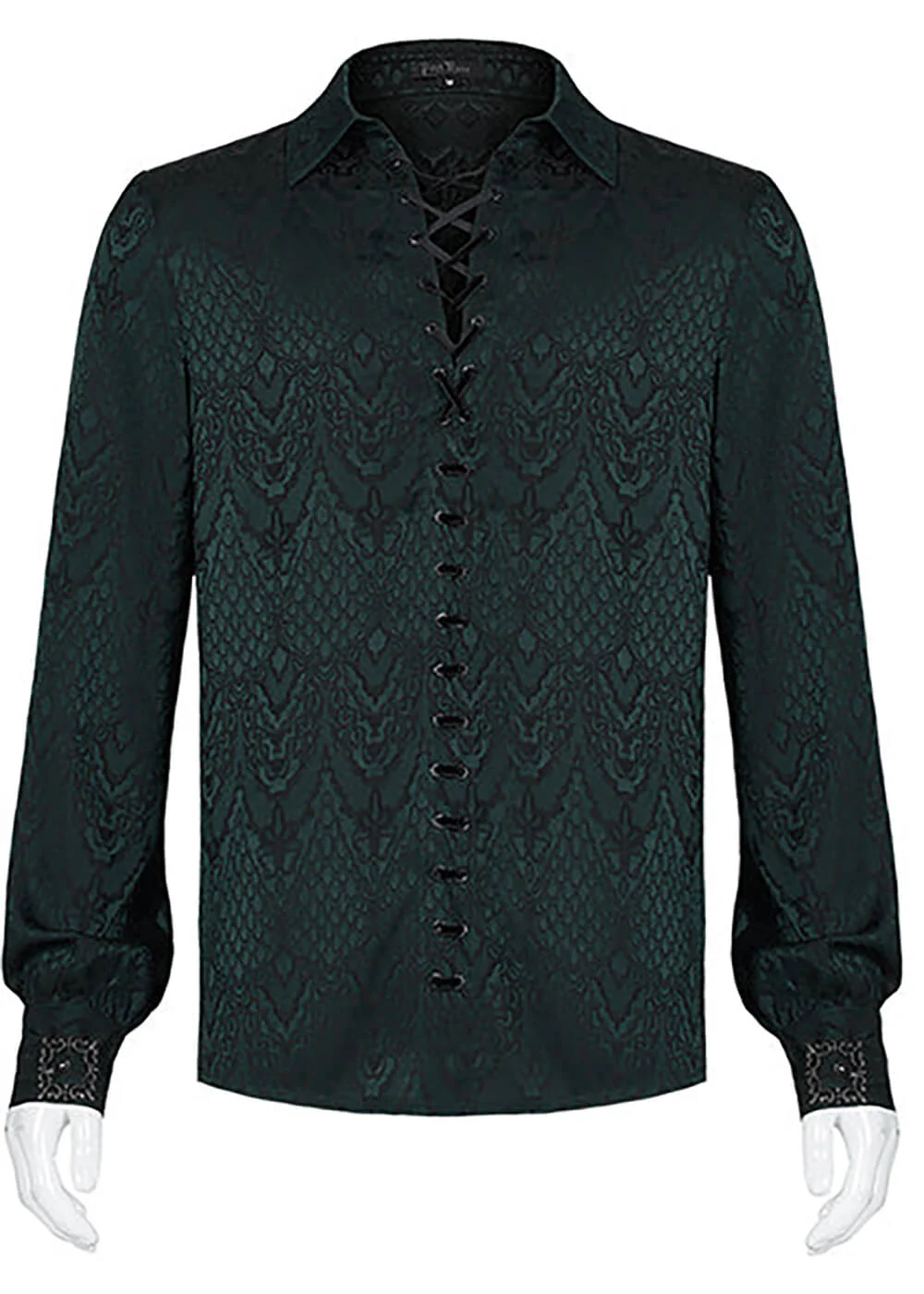 Punk Rave Dorian Shirt Groen – Image 2