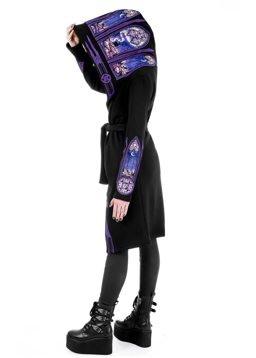 Restyle Hoodie Aurores Boréales Noir – Image 3