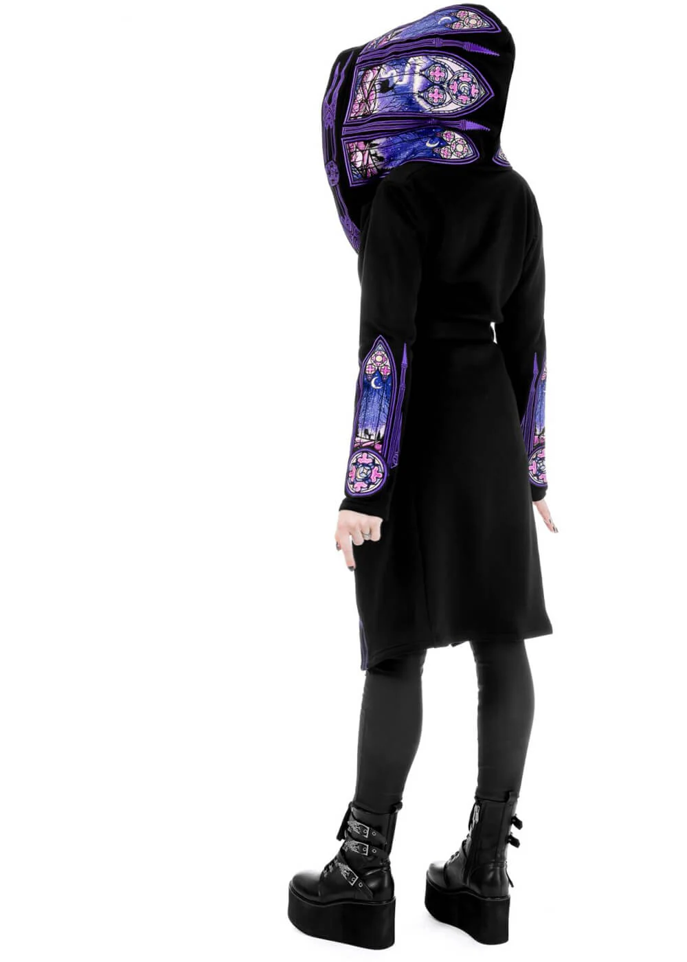 Restyle Hoodie Aurores Boréales Noir – Image 5