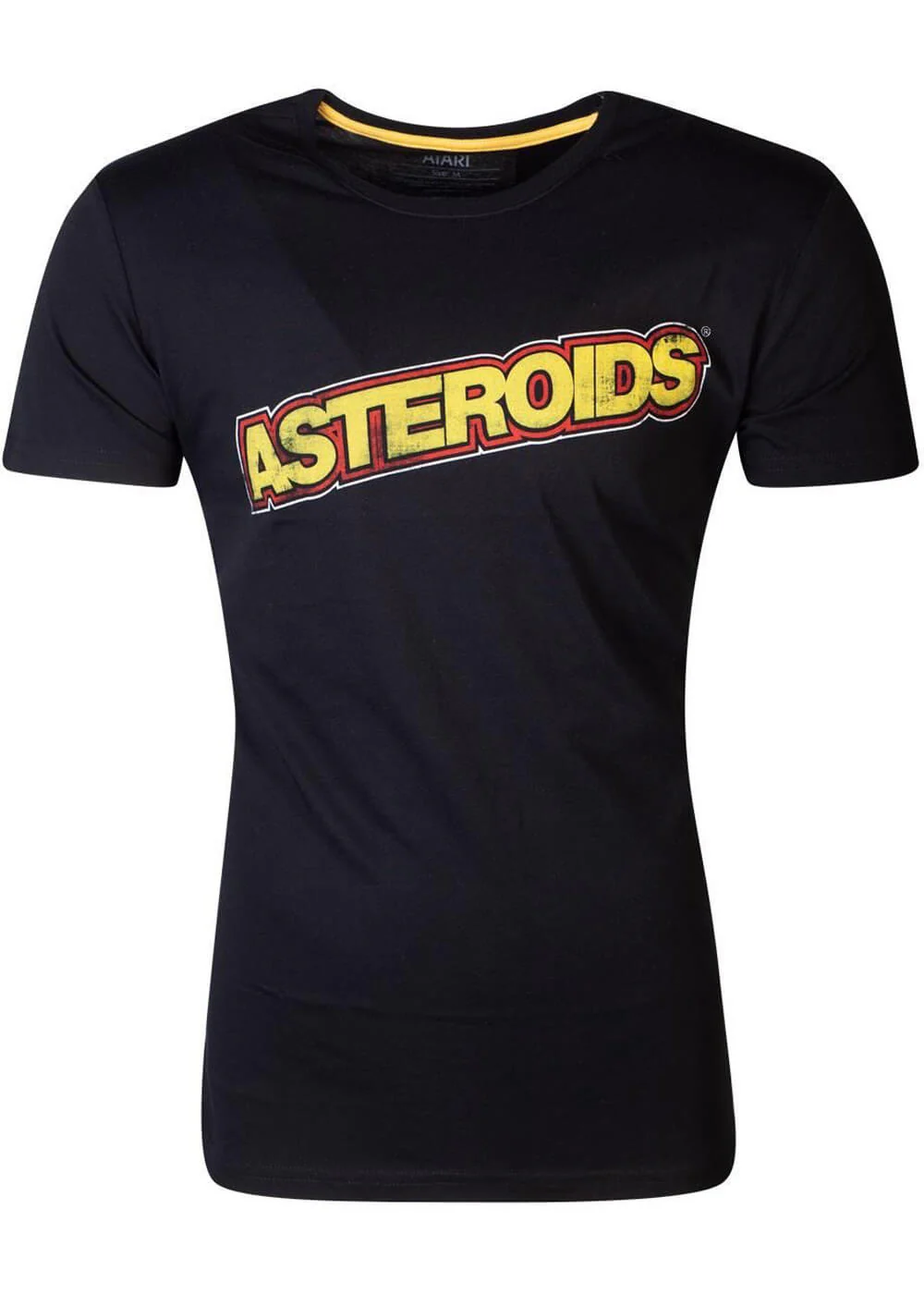 T-shirt Homme Retro Games Atari Astroids Logo Noir – Image 3