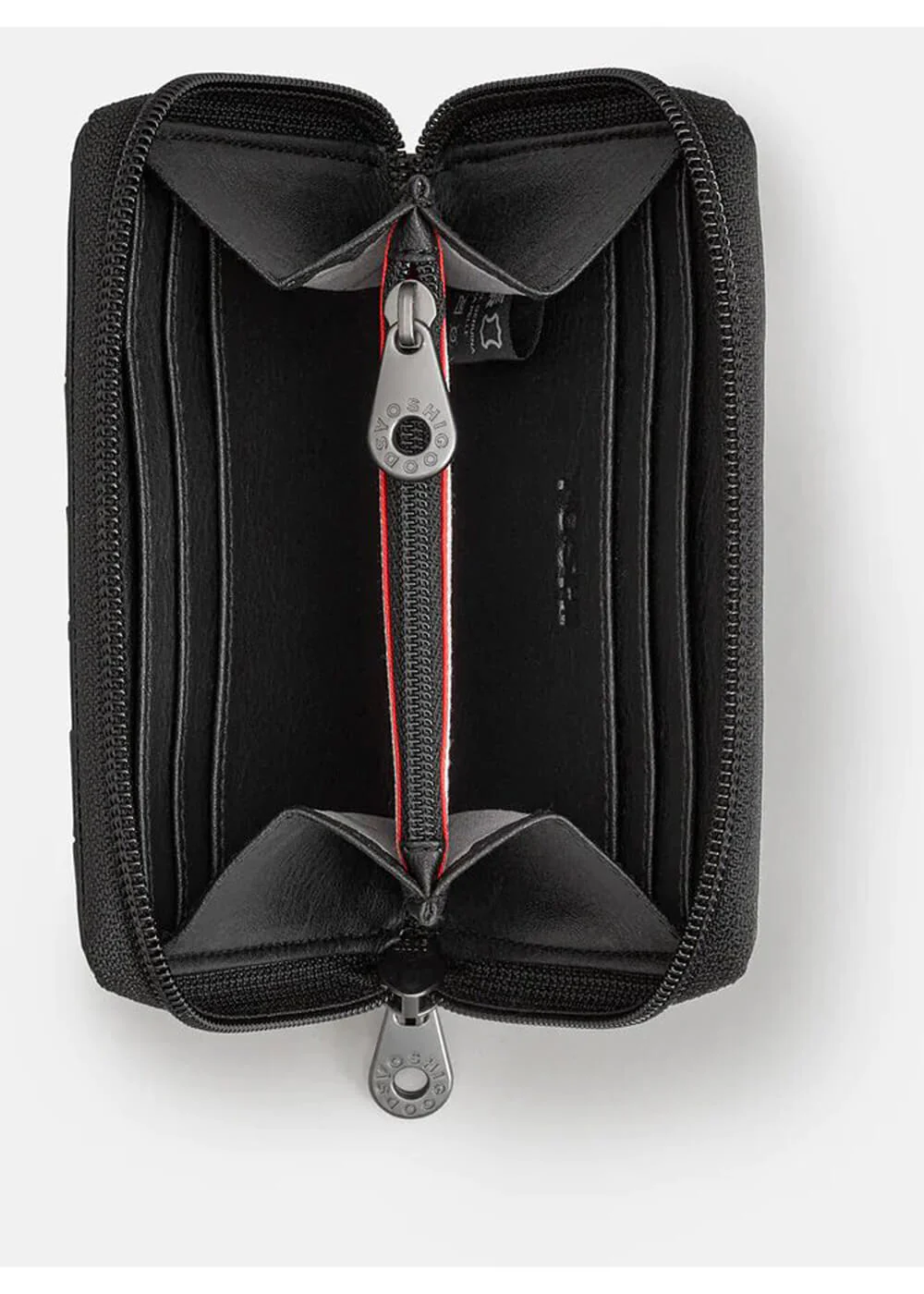 Succubus Bags Books Classic Bookworm Portefeuille Vegan Zippé Noir – Image 3