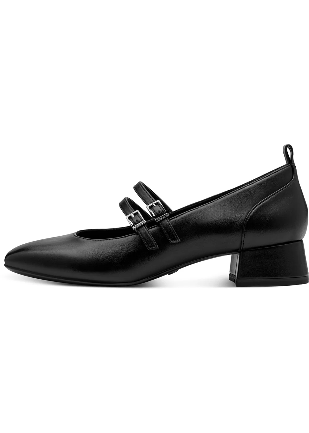 Tamaris Mary Vegan 50's Pumps Zwart Mat – Image 5