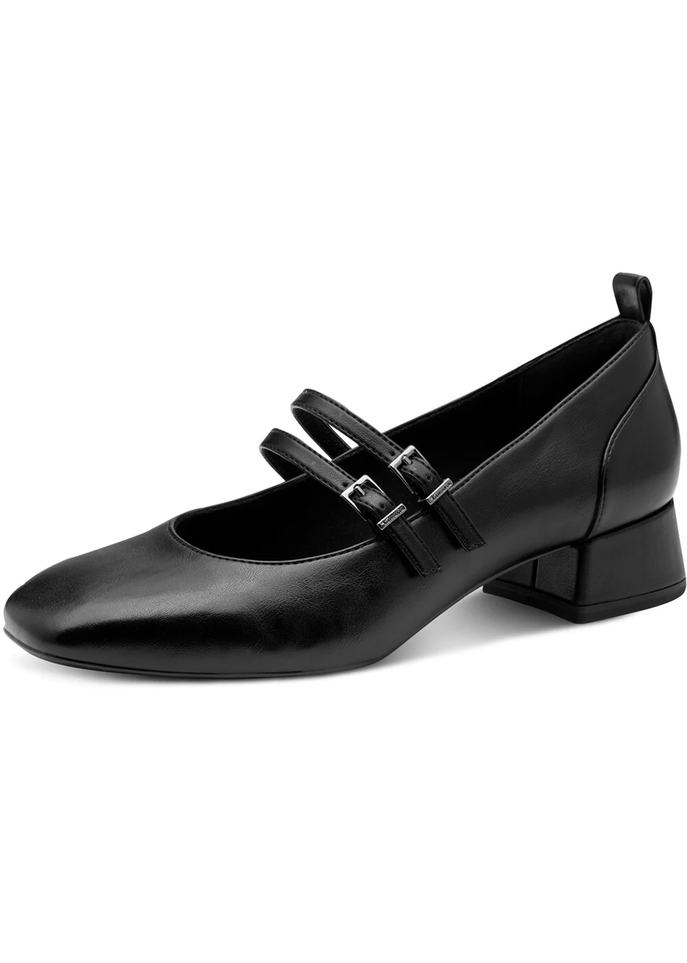 Tamaris Mary Vegan 50's Pumps Zwart Mat