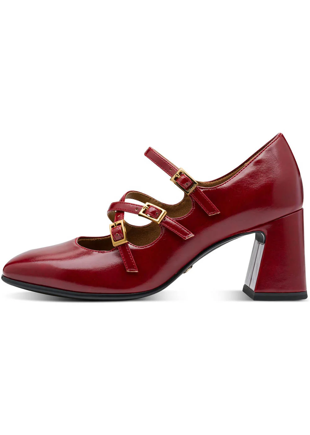 Tamaris Fabienne Vegan Escarpins Années 70 Rouge – Image 7