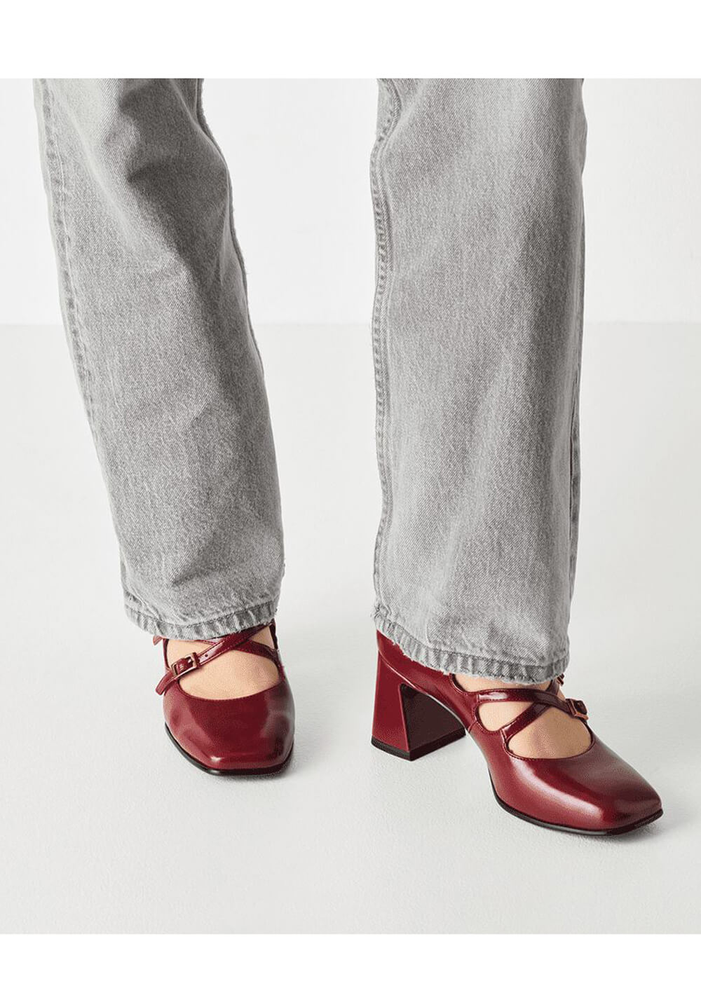 Tamaris Fabienne Vegan Escarpins Années 70 Rouge – Image 5