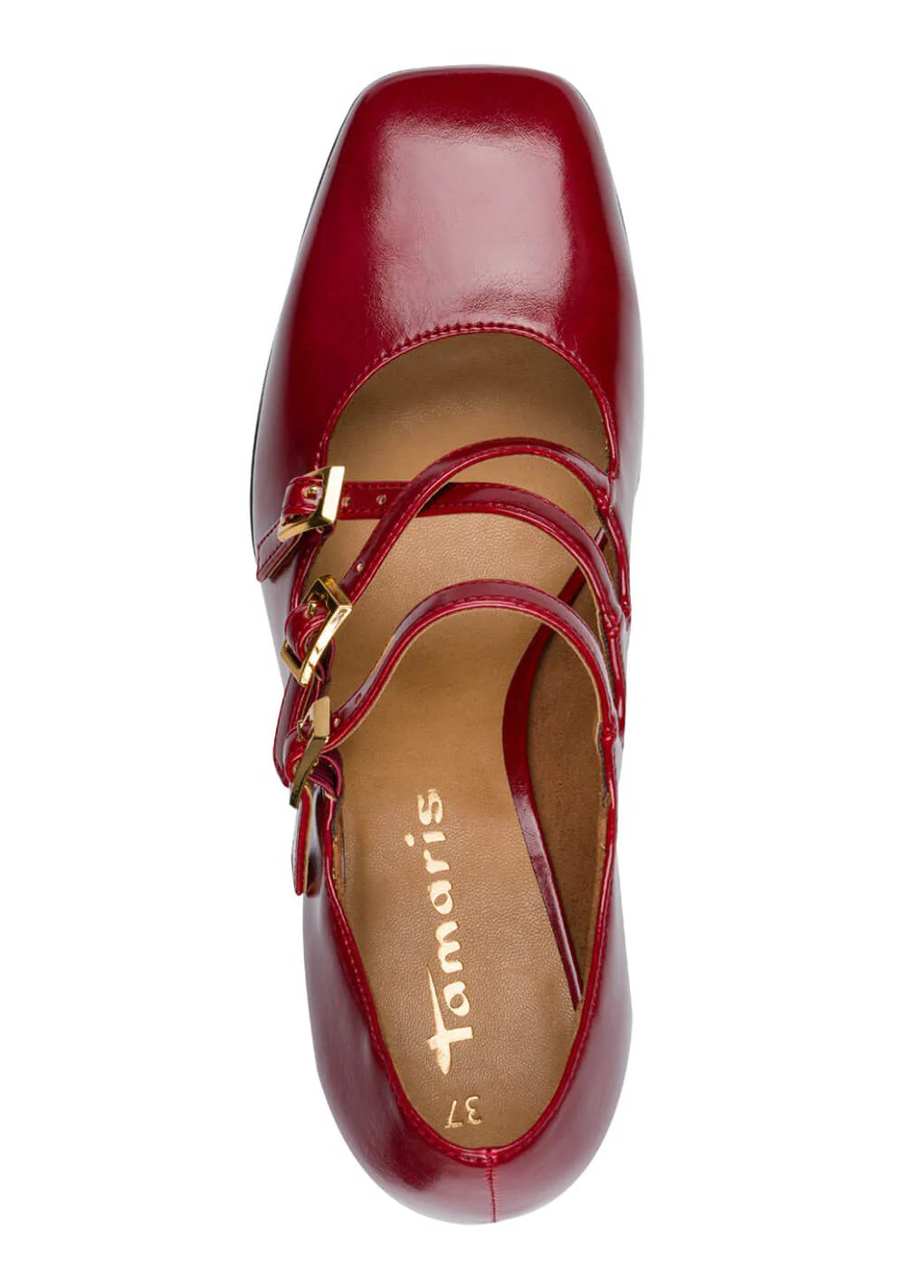 Tamaris Fabienne Vegan Escarpins Années 70 Rouge – Image 4